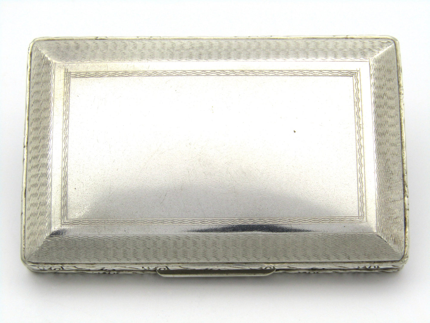 Italian silver parcel-gilt snuff box with gilded plaque, Circa 1850.