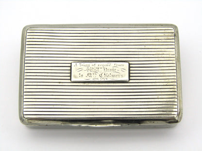 German silver snuff box, Frankfurt, Circa 1780.