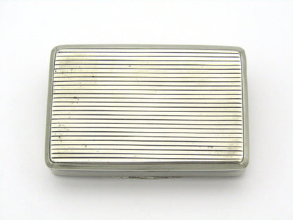 German silver snuff box, Frankfurt, Circa 1780.