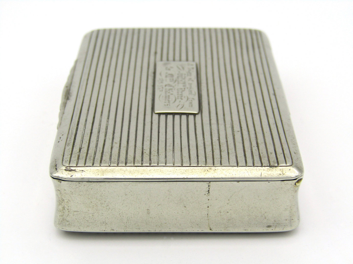 German silver snuff box, Frankfurt, Circa 1780.