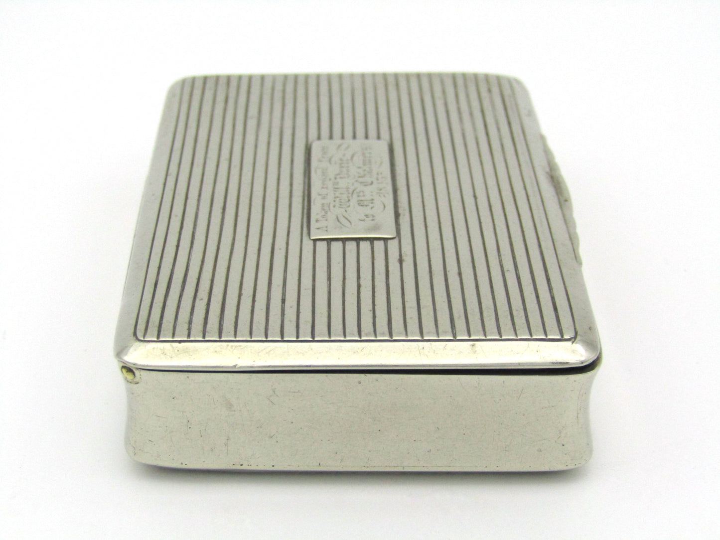 German silver snuff box, Frankfurt, Circa 1780.