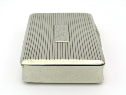 German silver snuff box, Frankfurt, Circa 1780.