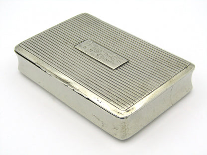 German silver snuff box, Frankfurt, Circa 1780.