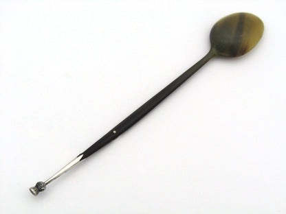 Scottish tortoiseshell and silver spoon, Scotland, Circa 1800.