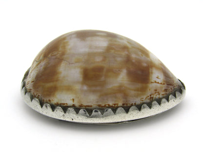 Cape silver cowrie shell snuff box by John Townsend, Circa 1825.