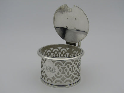 A Victorian silver mustard pot by Henry Wilkinson & Co., Sheffield 1848.